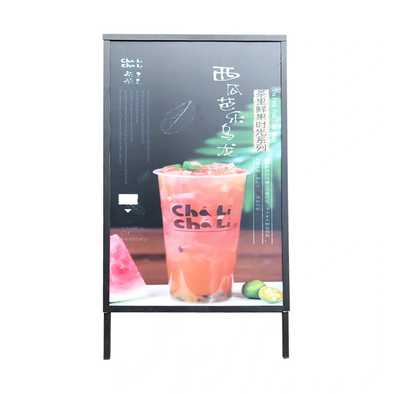 Aluminum Metal Poster Rack And Aluminum Signage